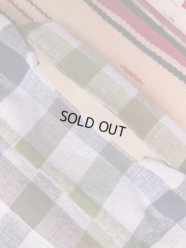 画像13: 1960'S DEADSTOCK MANHATTAN COTTON PLAID SHIRT SZ/MEDIUM 