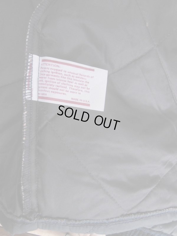 画像11: 1970'S DEADSTOCK BIG SMITH QUITED NYLON JACKET/NAVY/SZ/SMALL