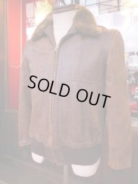 1940'S McGREGOR HORSEHIDE BOMBER JACKET SZ/38