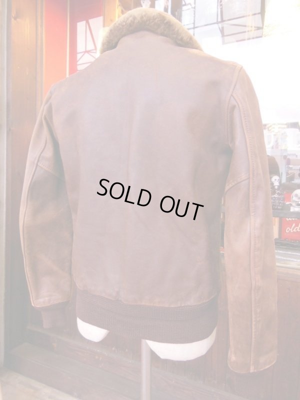 画像4: 1940'S McGREGOR HORSEHIDE BOMBER JACKET SZ/38