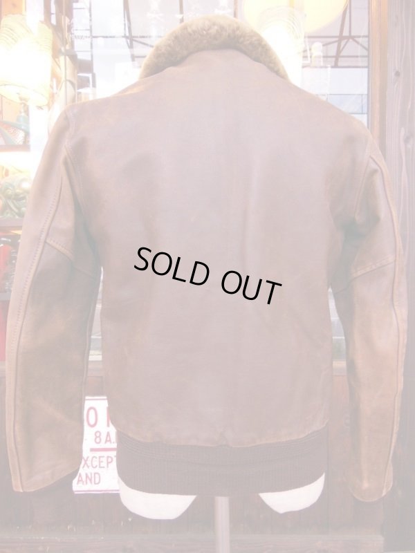 画像3: 1940'S McGREGOR HORSEHIDE BOMBER JACKET SZ/38