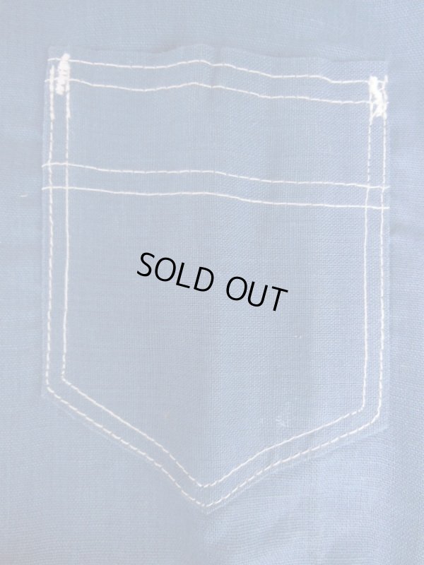 画像6: 1930'S DEADSTOCK PALL MALL BOYS COTTON WORK SHIRT /SIZE13 