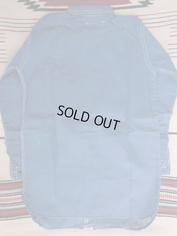 画像5: 1930'S DEADSTOCK PALL MALL BOYS COTTON WORK SHIRT /SIZE13 