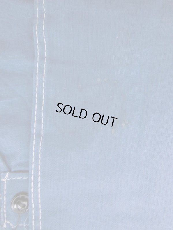 画像11: 1930'S DEADSTOCK PALL MALL BOYS COTTON WORK SHIRT /SIZE13 