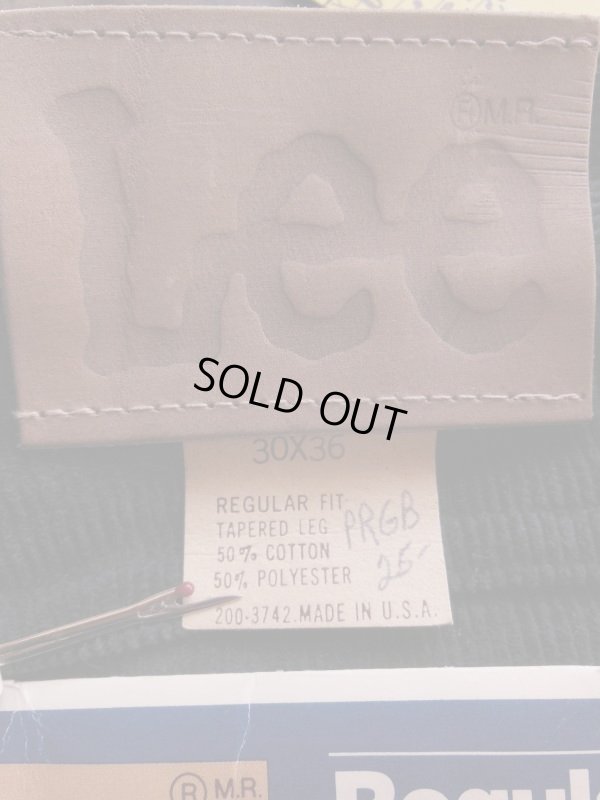 画像9: 1980'S DEADSTOCK LEE CORDUROY PANTS Lot200-3742/NAVY/30X36