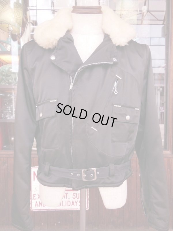 画像4: 1950'S HARLEY DAVIDSON CYCLE CHAMP? NYLON MOTORCYCLE JACKET/40