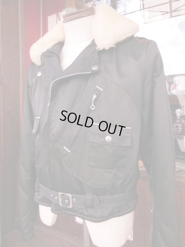 画像3: 1950'S HARLEY DAVIDSON CYCLE CHAMP? NYLON MOTORCYCLE JACKET/40