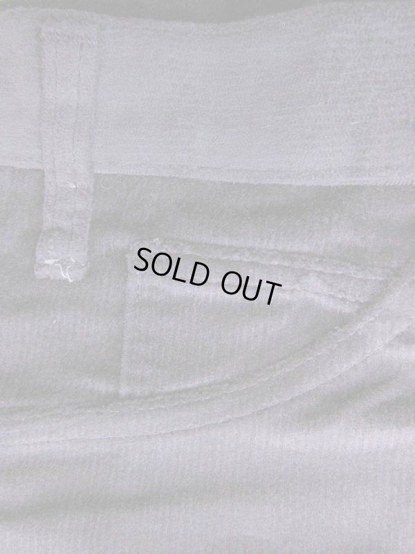 画像9: 1960'S〜 DEADSTOCK LEVI'S 518-2059  BIG"E" BLACK CORDUROY PANTS/33X32