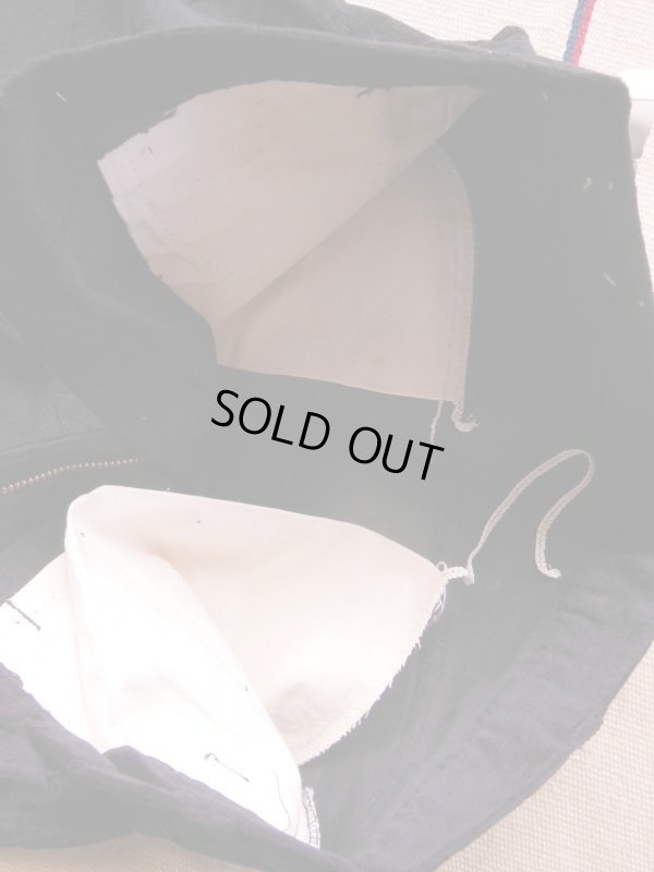 画像9: 1960'S〜 DEADSTOCK LEVI'S 518-2059  BIG"E" BLACK CORDUROY PANTS/31X34