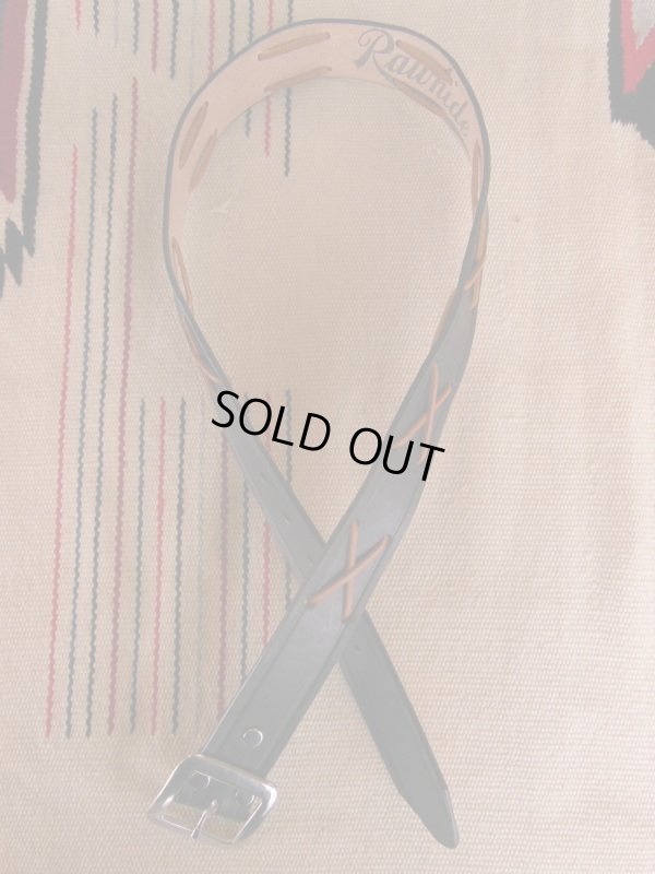 画像5: サンプルセール！RAWHIDE THE WILD ONE JOHNNY 乱暴者マーロンブランド LACE BELT LOT-200/ 1-1/2"[38MM]