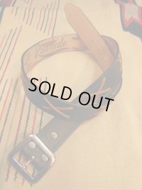 サンプルセール！RAWHIDE THE WILD ONE JOHNNY 乱暴者マーロンブランド LACE BELT LOT-200/ 1-1/2"[38MM]