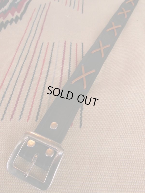 画像4: サンプルセール！RAWHIDE THE WILD ONE JOHNNY 乱暴者マーロンブランド LACE BELT LOT-200/ 1-1/2"[38MM]