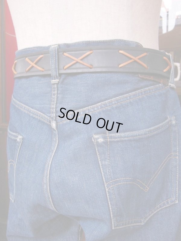 画像9: サンプルセール！RAWHIDE THE WILD ONE JOHNNY 乱暴者マーロンブランド LACE BELT LOT-200/ 1-1/2"[38MM]