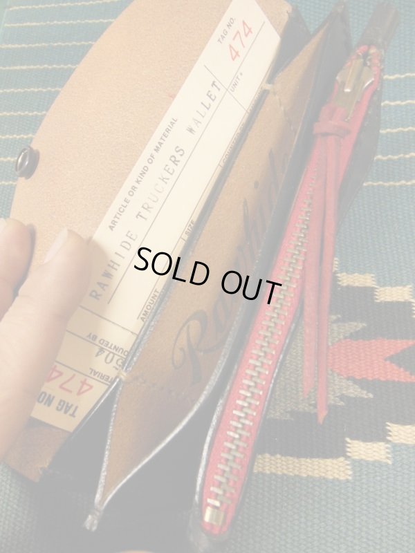 画像8: RAWHIDE TRUCKERS WALLET LOT-504/BLACK/WYNY MEXICAN SADDLE