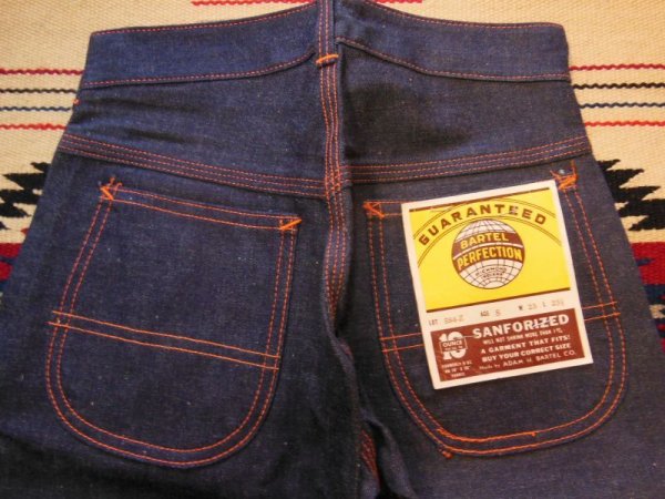 画像7: 1950'S DEADSTOCK BARTEL DENIM WORK PANTS/LOT-584Z/SIZE/8/10 