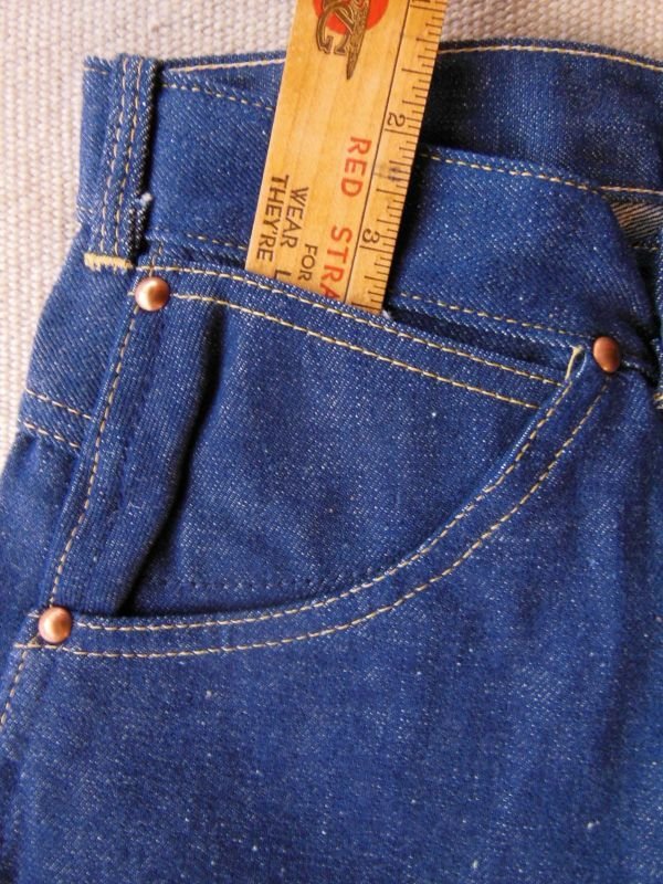 画像8: 1950'S DEADSTOCK BARTEL TEXAS STYLE 11-1/4 OZ DENIM PANTS/49ZX/SIZE/16/27X36 