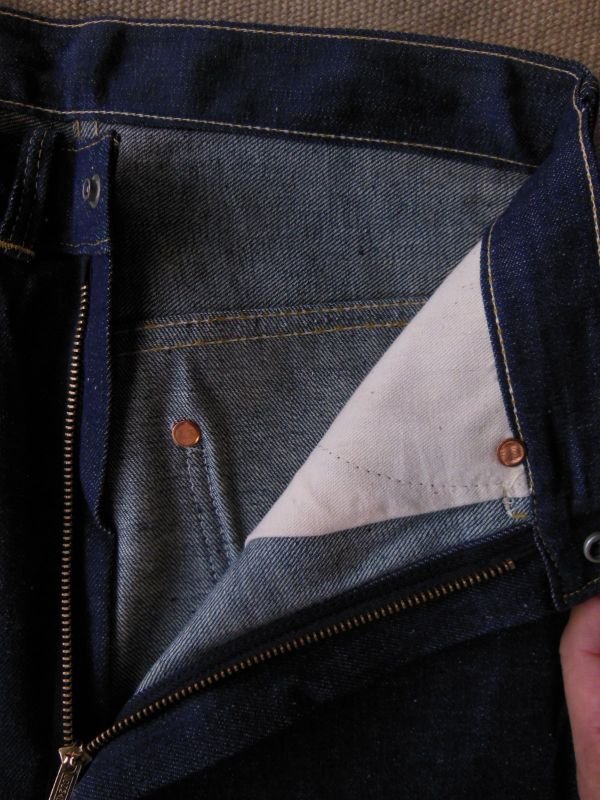 画像10: 1950'S DEADSTOCK BARTEL TEXAS STYLE 11-1/4 OZ DENIM PANTS/49ZX/SIZE/16/27X36 