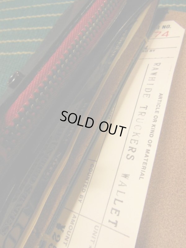 画像9: RAWHIDE TRUCKERS WALLET LOT-504/BLACK/WYNY MEXICAN SADDLE