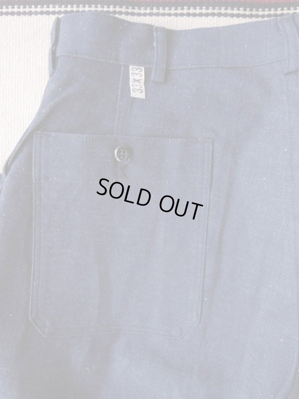 画像9: 1962'S DEADSTOCK U.S.NAVY DENIM PANTS SIZE/33X33