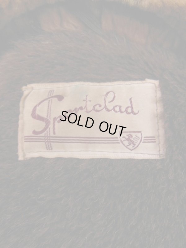 画像6: 1940'S　SPORTCLAD KHAKI COTTON TWILL BELTED COAT SZ/L