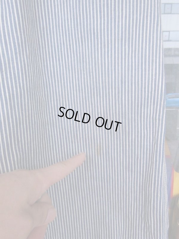 画像10: 1960'S OSH KOSH KICKORY STRIPE OVERALLS 32X34