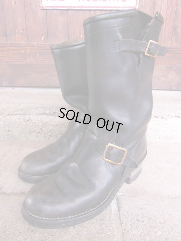 画像4: 1970'S UNKNOWN NON STEEL TOE ENGINEER BOOTS SZ/8-1/2C