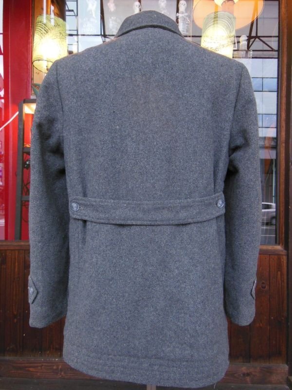 画像4: 1950'S　SPORTSWEAR BELTED WOOL COAT SZ/M