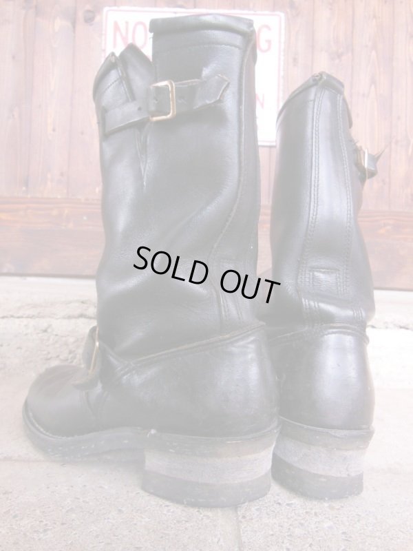 画像7: 1970'S UNKNOWN NON STEEL TOE ENGINEER BOOTS SZ/8-1/2C