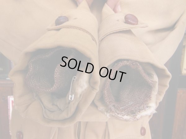 画像20: 1940'S　SPORTCLAD KHAKI COTTON TWILL BELTED COAT SZ/L