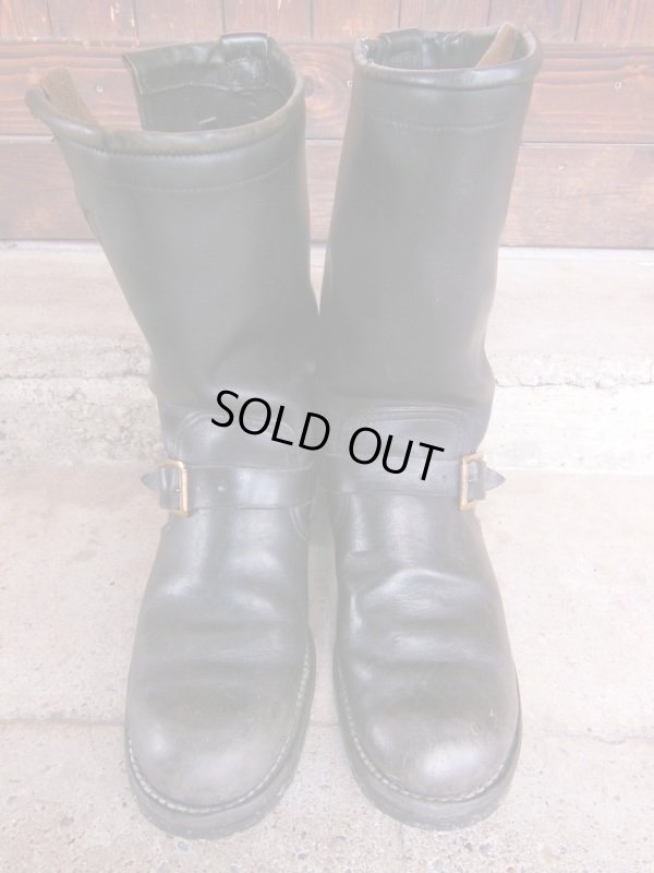 画像3: 1970'S UNKNOWN NON STEEL TOE ENGINEER BOOTS SZ/8-1/2C