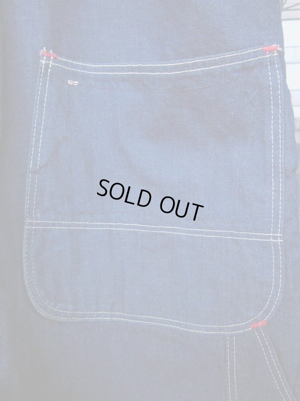 画像13: 〜1950'S MONTGOMERY WARD PIONEER DENIM OVERALLS 32X31