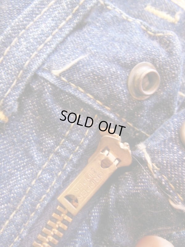 画像10: 1950'S LEE RIDERS BOYS DENIM PANTS /SIZE/8 