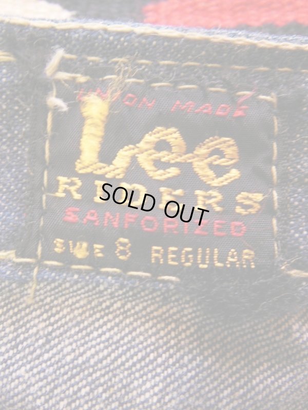 画像7: 1950'S LEE RIDERS BOYS DENIM PANTS /SIZE/8 