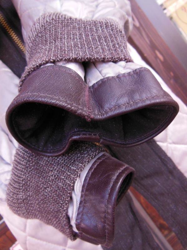 画像18: 1950'S SEARS FRATANITY PREP FLECK DARK BROWN GABERDINE WINTER COAT SZ/S