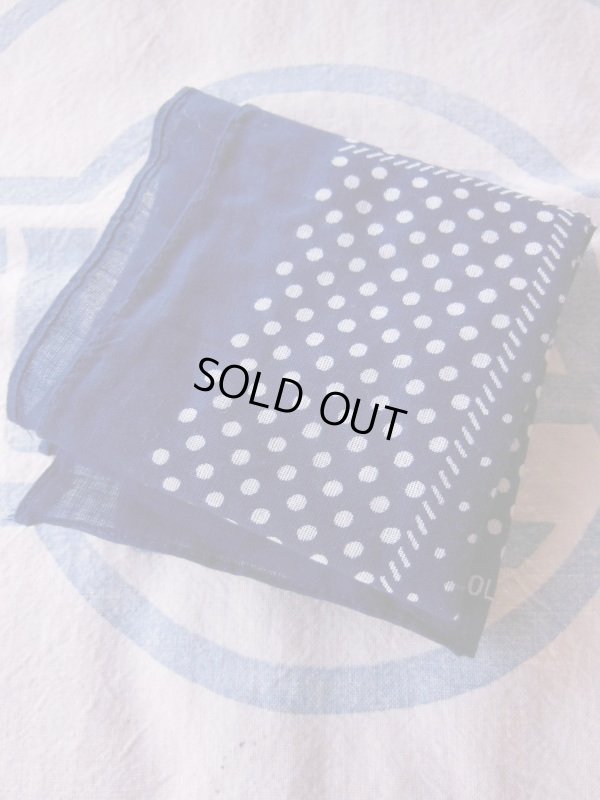 画像3: 1950'S DEADSTOCK POLKADOT BANDANA 