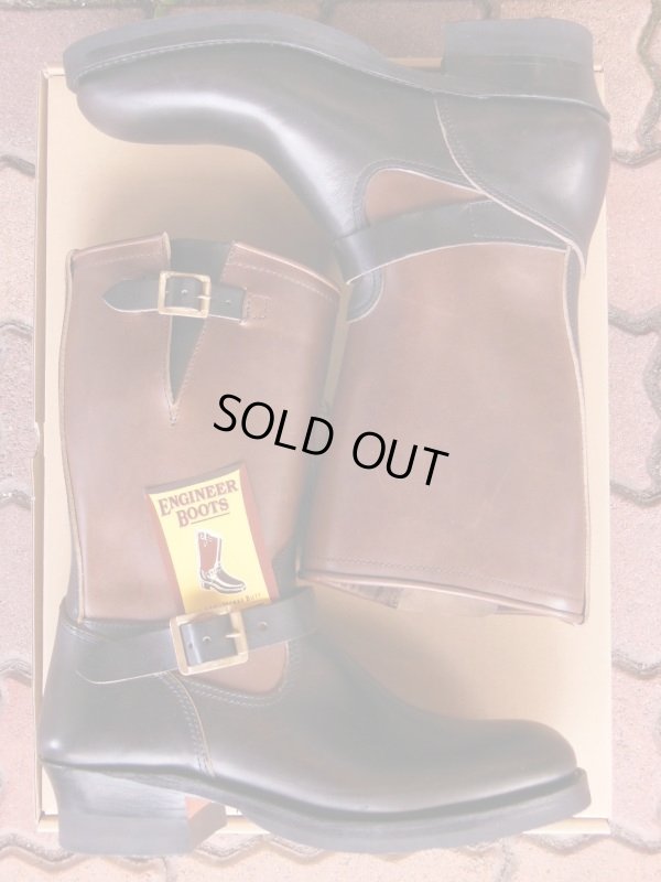 画像9: Attractions 新型 Lot.444 ENGINEER BOOTS（HORSE BUTT）エンジニアブーツ/BLACKXBROWN/9D