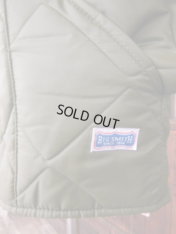 画像8: 1980'S〜 DEADSTOCK BIG SMITH QUITED NYLON JACKET/O.D/SZ/SMALL