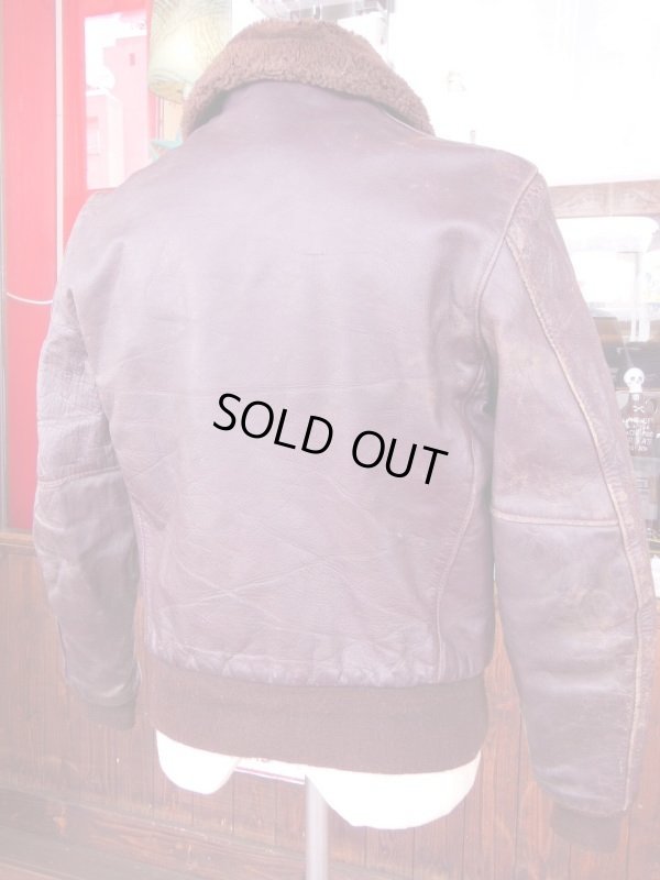 画像9: 1950'S J.C.PENNEY PENNEYS HORSEHIDE BOMBER JACKET SZ/38-40