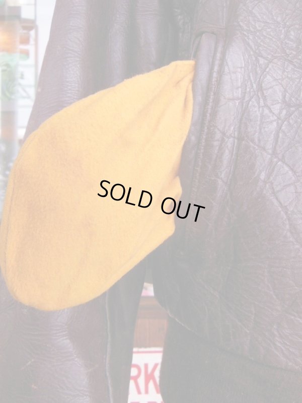 画像13: 1950'S J.C.PENNEY PENNEYS HORSEHIDE BOMBER JACKET SZ/38-40