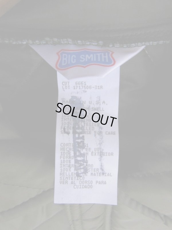 画像3: 1980'S〜 DEADSTOCK BIG SMITH QUITED NYLON JACKET/O.D/SZ/SMALL