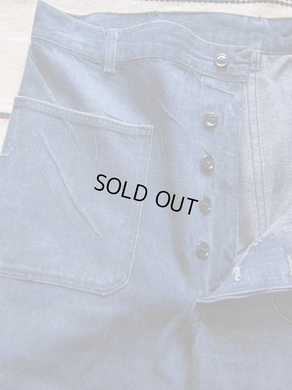 画像6: 1961'S USED U.S.NAVY DENIM DUNGAREE PANTS SIZE/33X33
