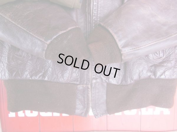 画像20: 1950'S J.C.PENNEY PENNEYS HORSEHIDE BOMBER JACKET SZ/38-40