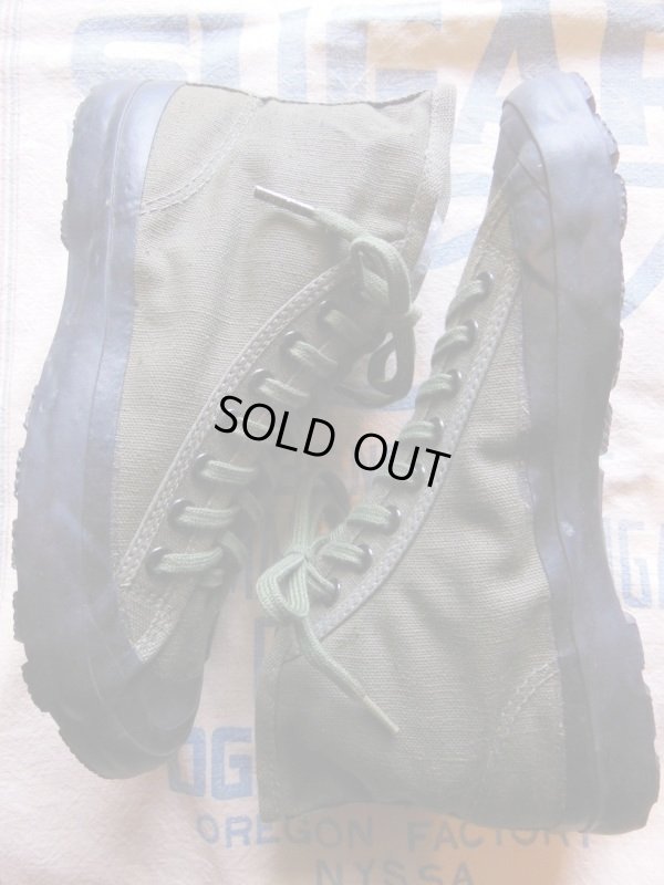 画像3: 1946'S DEADSTOCK WWII U.S.MILITARY CANVAS O.D. TRAINING SHOES /4-1/2