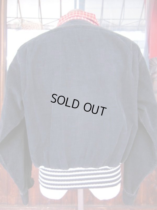 画像3: 1950'S BLACK CORDUROY SHIRT JACKET SZ/M