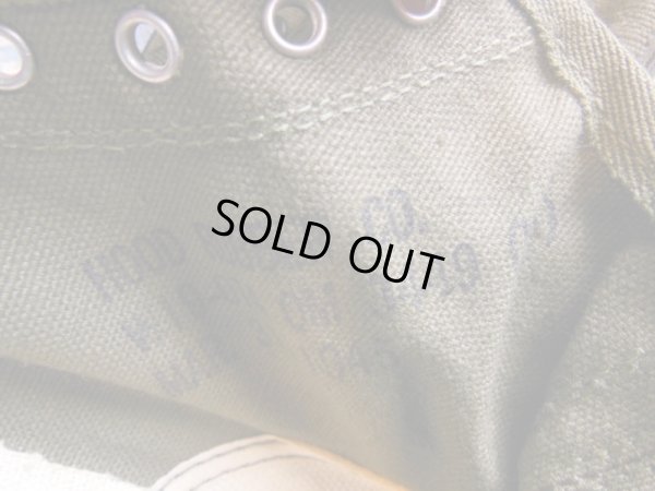 画像11: 1945'S DEADSTOCK WWII U.S.MILITARY CANVAS O.D. TRAINING SHOES /5