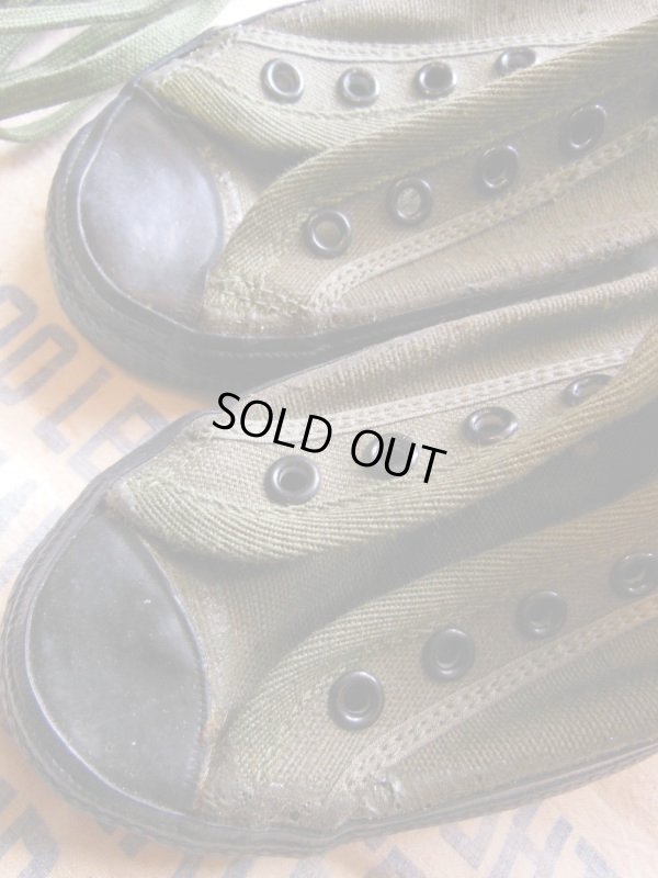 画像6: 1945'S DEADSTOCK WWII U.S.MILITARY CANVAS O.D. TRAINING SHOES /5