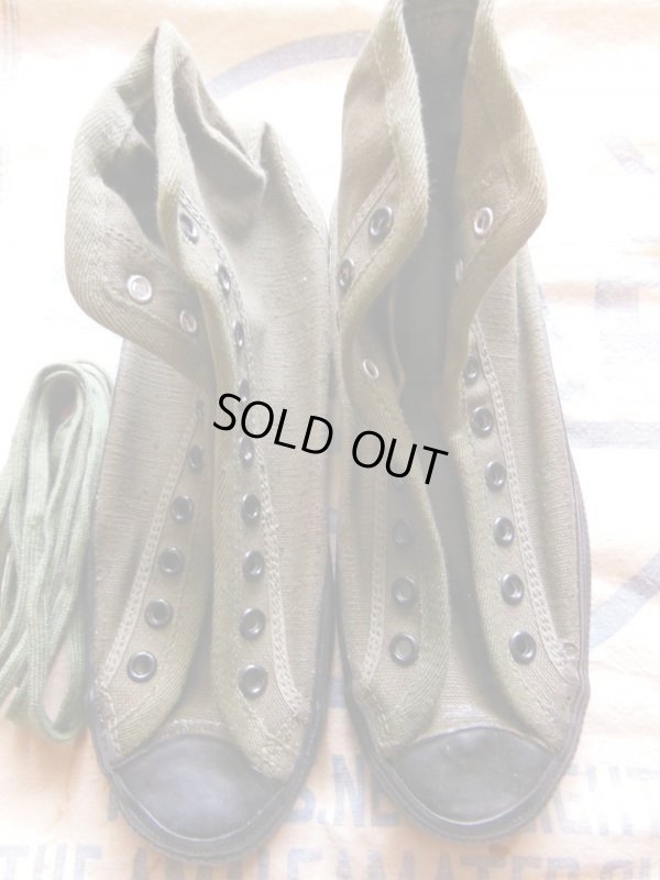 画像5: 1945'S DEADSTOCK WWII U.S.MILITARY CANVAS O.D. TRAINING SHOES /5