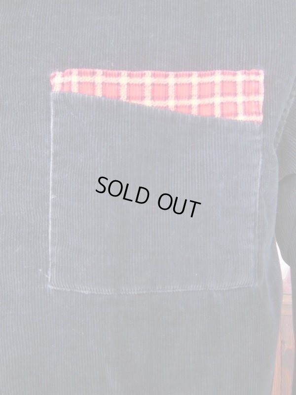 画像9: 1950'S BLACK CORDUROY SHIRT JACKET SZ/M