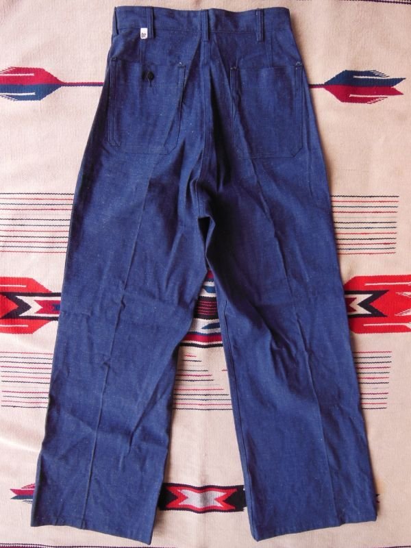 画像4: 1960'S DEADSTOCK U.S.NAVY DENIM PANTS SIZE/30X32.5