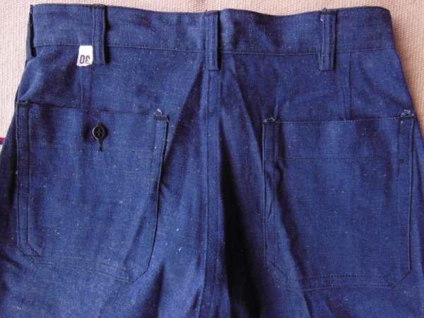 画像10: 1960'S DEADSTOCK U.S.NAVY DENIM PANTS SIZE/30X32.5